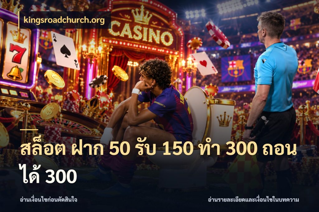 สล็อต ฝาก 50 รับ 150 ทํา 300 ถอนได้ 300 สนุกกับตัวเลือกโปรในสไตล์ของคุณ กับ kingsroadchurch.org