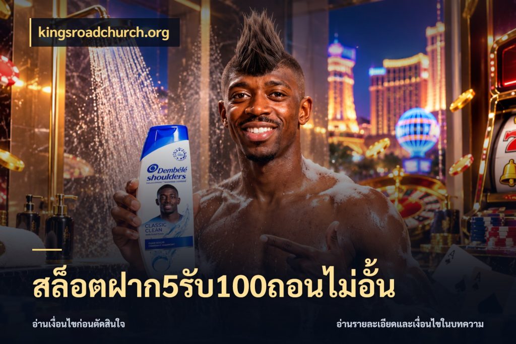 สล็อตฝาก5รับ100ถอนไม่อั้น โปรยอดรับที่สายเกมสนใจ ในมุม kingsroadchurch.org