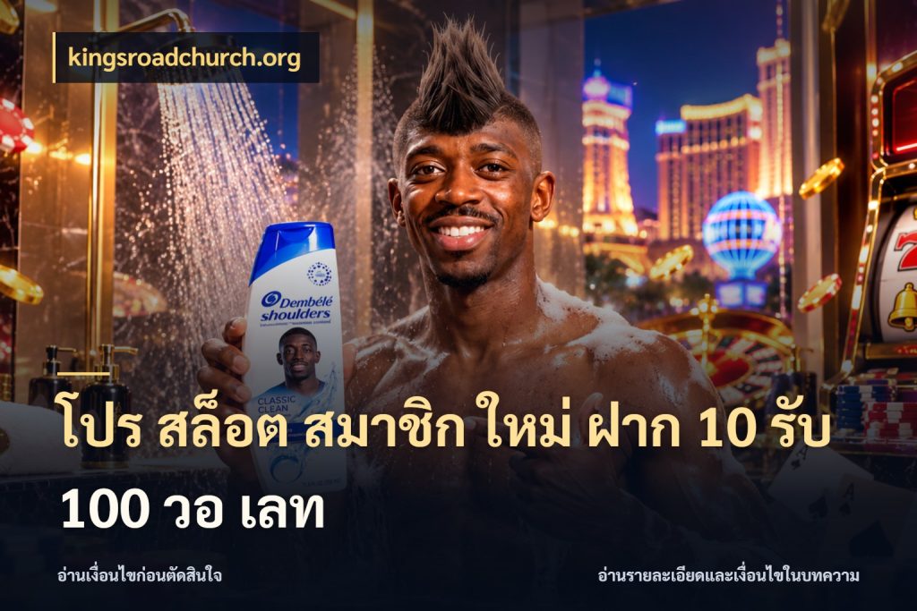 โปร สล็อต สมาชิก ใหม่ ฝาก 10 รับ 100 วอ เลท เครดิตกับรูปแบบโปรที่ตรงใจ ในมุม kingsroadchurch.org