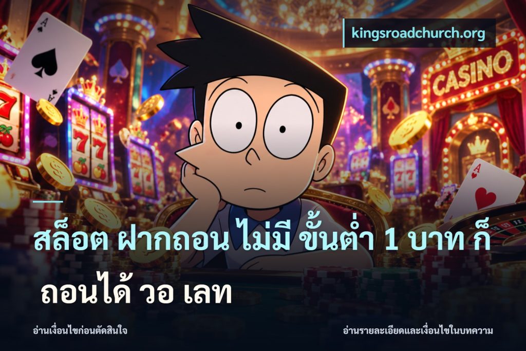 สล็อต ฝากถอน ไม่มี ขั้นต่ำ 1 บาท ก็ ถอนได้ วอ เลท