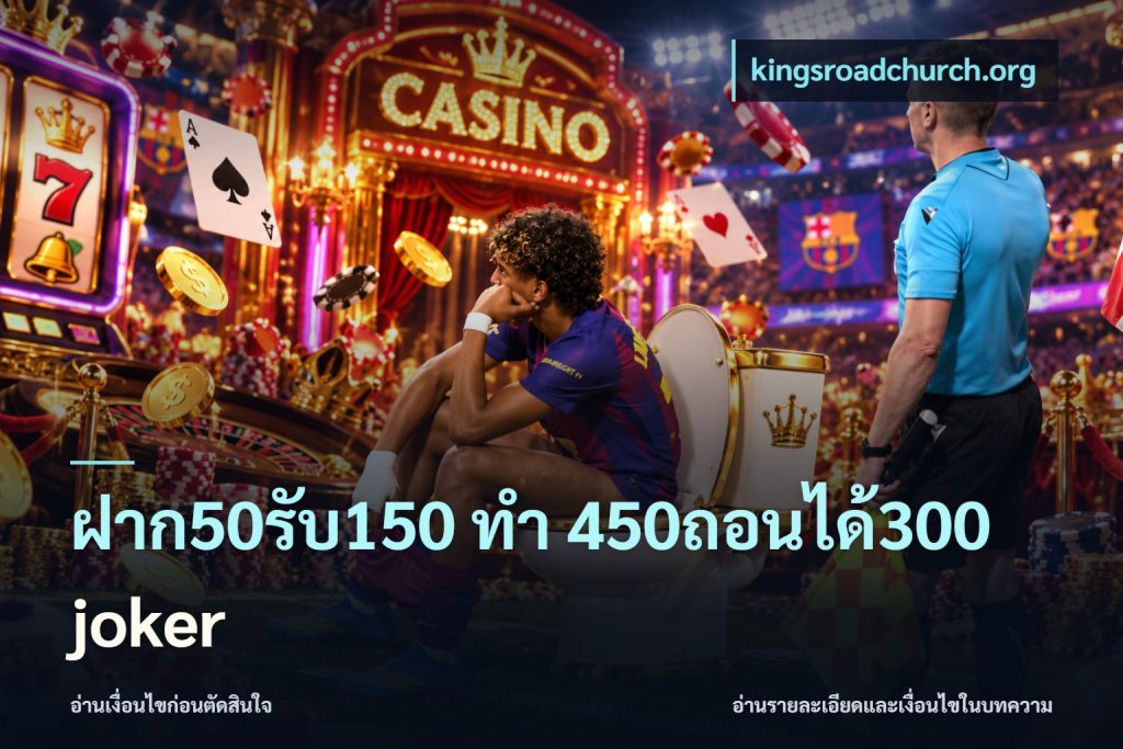 ฝาก50รับ150 ทํา 450ถอนได้300 joker