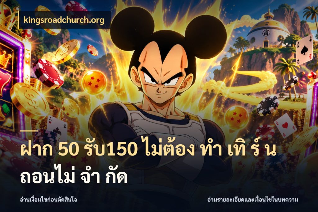 ฝาก 50 รับ150 ไม่ต้อง ทํา เทิ ร์ น ถอนไม่ จํา กัด สนุกกับตัวเลือกโปรในสไตล์ของคุณ กับ kingsroadchurch.org