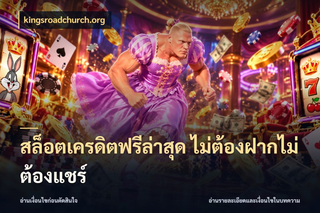 สล็อตเครดิตฟรีล่าสุด ไม่ต้องฝากไม่ต้องแชร์ จับมุมเด่นของเครดิตฟรีให้ตรงใจ สไตล์ kingsroadchurch.org