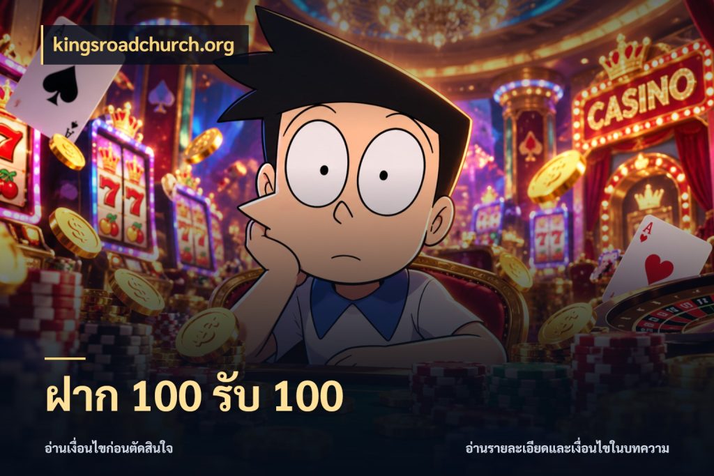 ฝาก 100 รับ 100 โปรยอดรับที่สายเกมสนใจ ในมุม kingsroadchurch.org