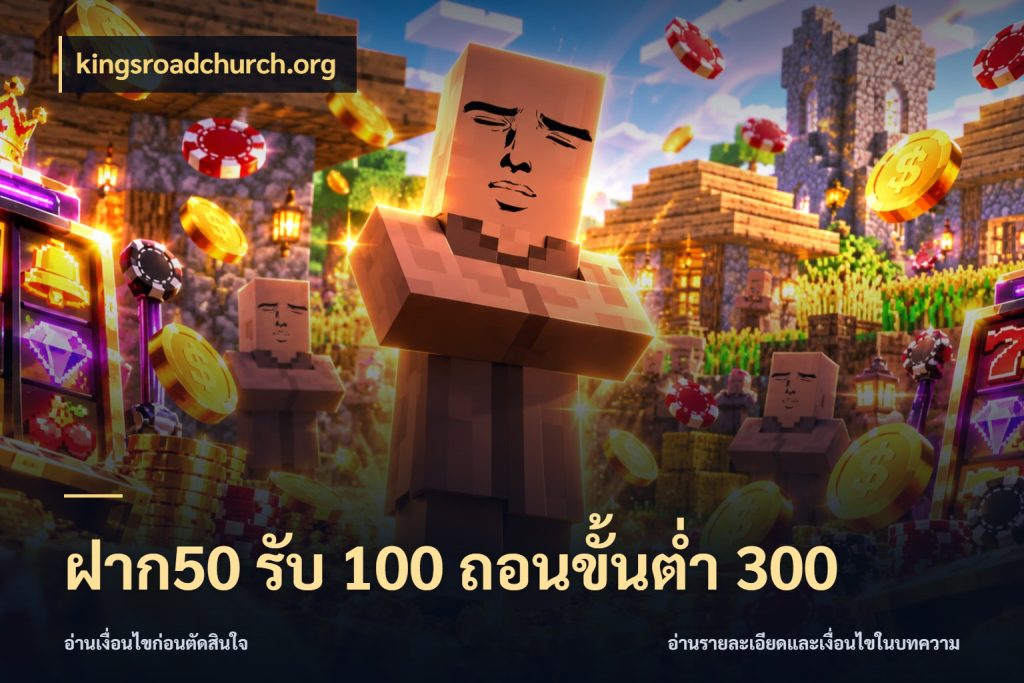 ฝาก50 รับ 100 ถอนขั้นต่ํา 300 จับประเด็นยอดรับก่อนเลือกความสนุก สไตล์ kingsroadchurch.org