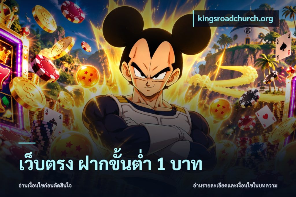 เว็บตรง ฝากขั้นต่ำ 1 บาท