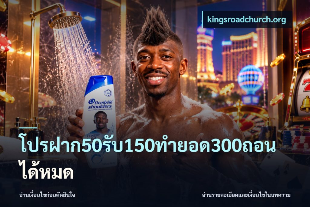 โปรฝาก50รับ150ทํายอด300ถอนได้หมด
