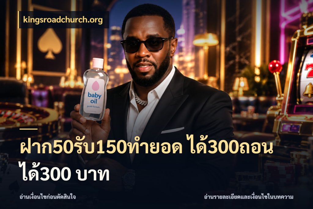 ฝาก50รับ150ทำยอด ได้300ถอนได้300 บาท จุดเด่นของเครดิตที่คนชอบเกมอยากรู้ กับ kingsroadchurch.org