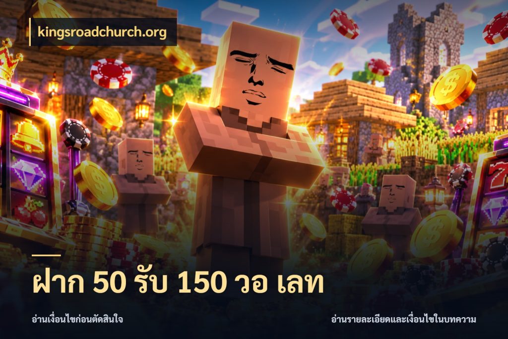 ฝาก 50 รับ 150 วอ เลท จับคู่โบนัสกับสไตล์เกมที่ชอบ สไตล์ kingsroadchurch.org
