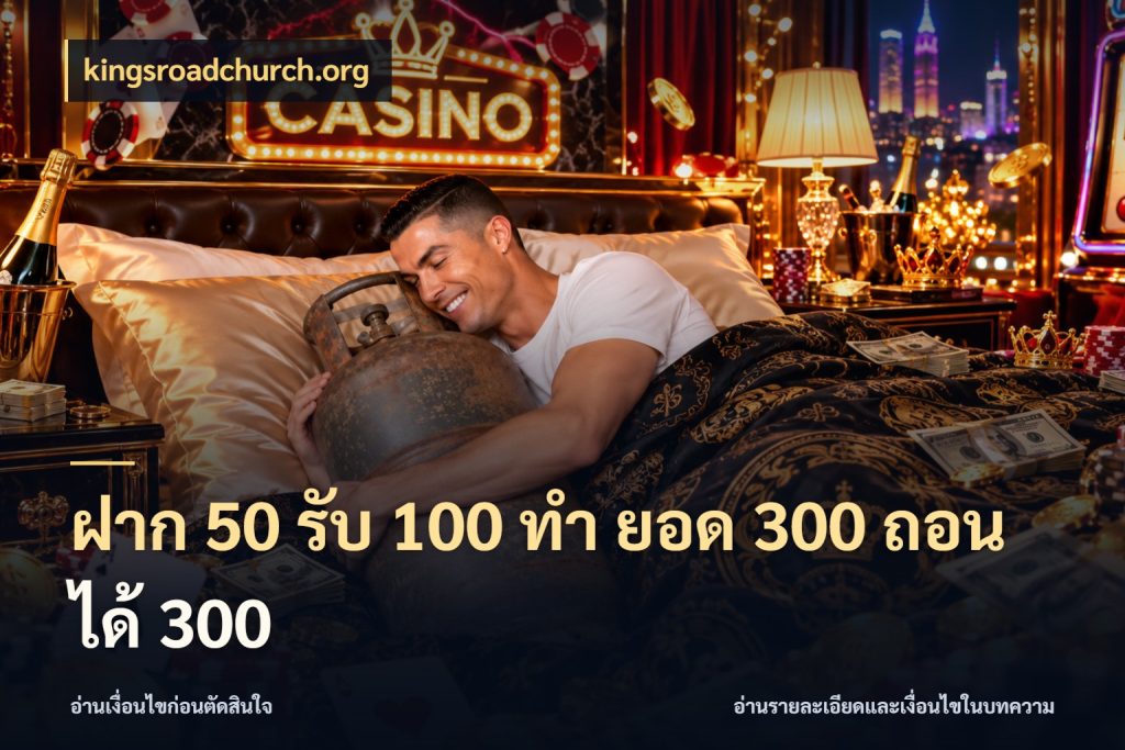 ฝาก 50 รับ 100 ทํา ยอด 300 ถอนได้ 300 เปิดมุมโปรให้เข้ากับเกมแนวโปรด กับ kingsroadchurch.org