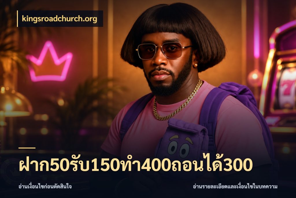 ฝาก50รับ150ทํา400ถอนได้300 kingsroadchurch.org สายโบนัสเลือกจังหวะสนุกได้อย่างไร