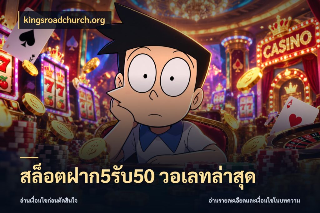 สล็อตฝาก5รับ50 วอเลทล่าสุด จับคู่โบนัสกับสไตล์เกมที่ชอบ สไตล์ kingsroadchurch.org