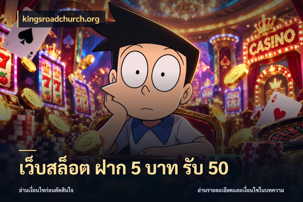 เว็บสล็อต ฝาก 5 บาท รับ 50 kingsroadchurch.org เครดิตกับรูปแบบโปรที่ตรงใจ