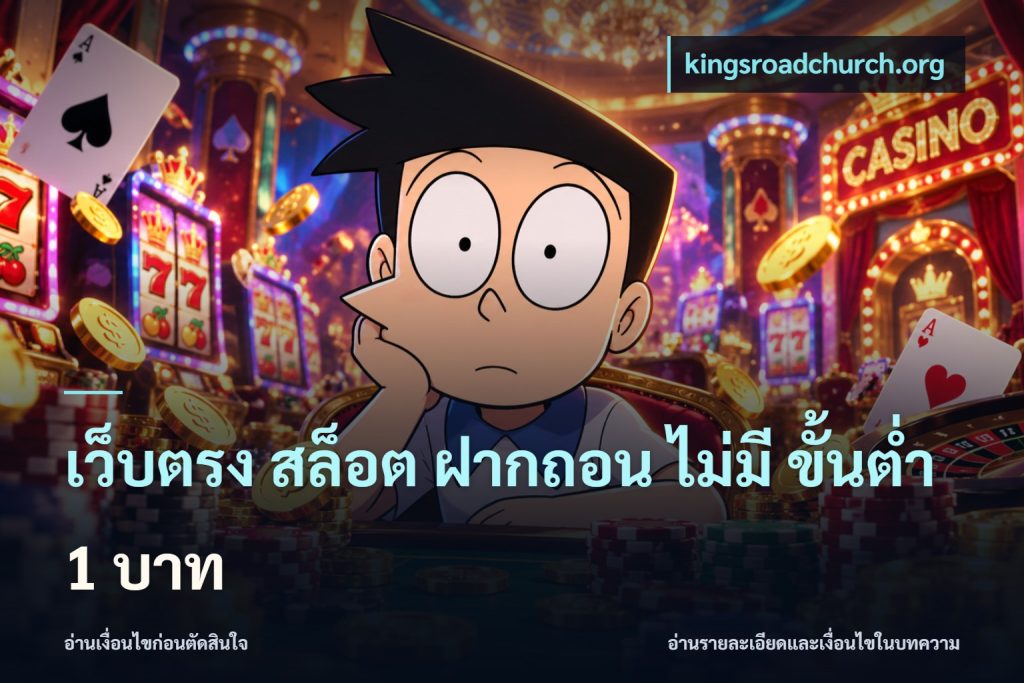 เว็บตรง สล็อต ฝากถอน ไม่มี ขั้นต่ำ 1 บาท