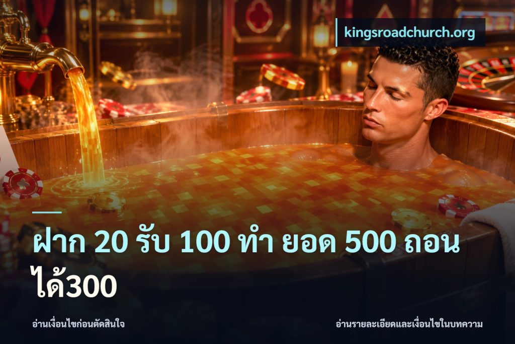 ฝาก 20 รับ 100 ทํา ยอด 500 ถอนได้300