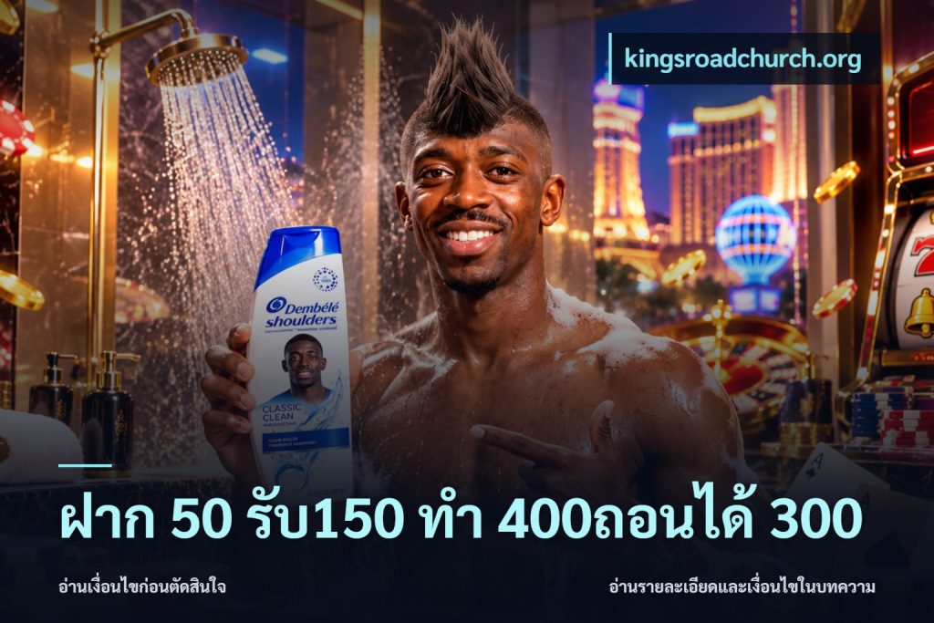 ฝาก 50 รับ150 ทํา 400ถอนได้ 300